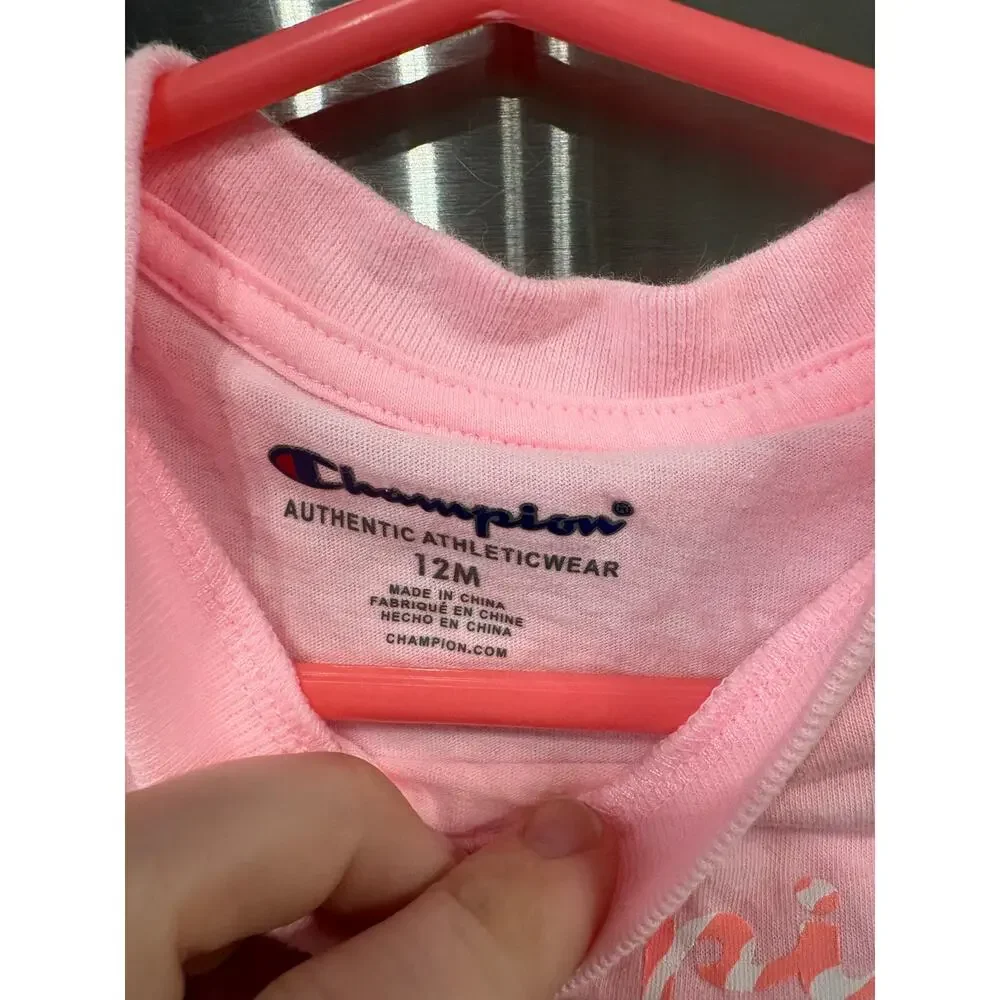 Pink SS Outfit - Champion - 12mo